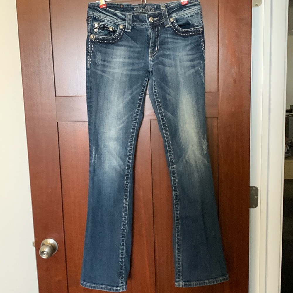 Miss Me 29x33 Women’s Diamond Pocket Boot Cut Jeans